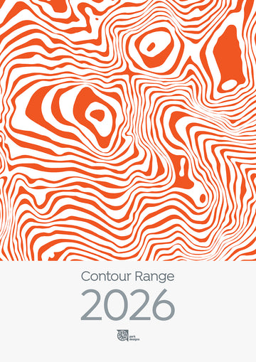 Park Designs - Contour Range - A4 Wall Calendar 2026