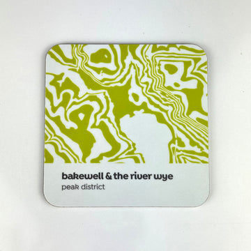 Bakewell & the River Wye Contour Design – Coaster