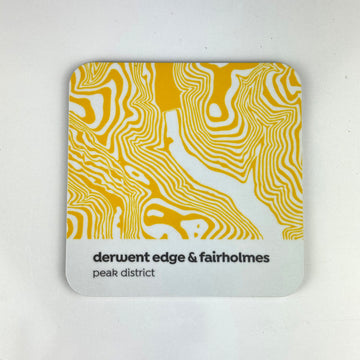 Derwent Edge & Fairholmes Contour Design – Coaster