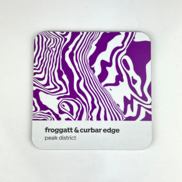 Froggatt & Curbar Edge Contour Design – Coaster