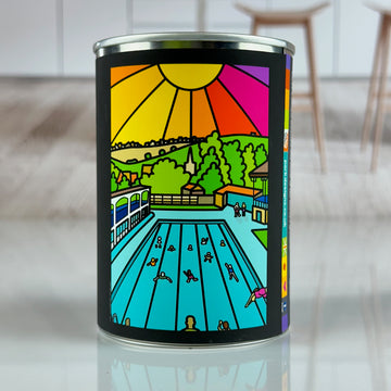 Tea Towel -  Hathersage Outdoor Swimming Pool - Peak District