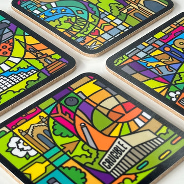 Sheffield – Idyll - Maximalist Coaster Set