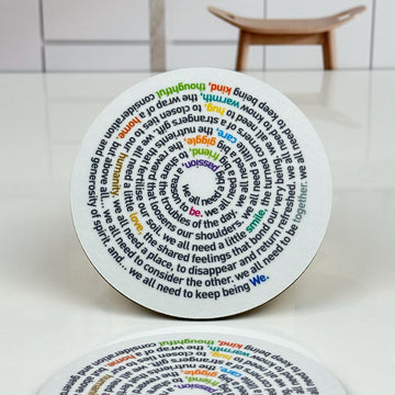 We - A Few Words – Round Coaster
