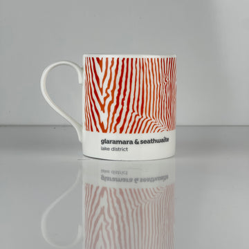 Lake District Contour Mug - Glaramara and Seathwaite