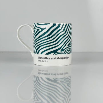 Lake District Contour Mug - Blencathra and Sharp Edge