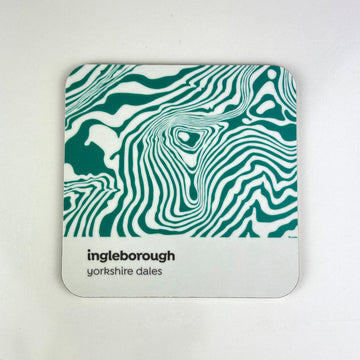 Ingleborough Contour Design – Coaster