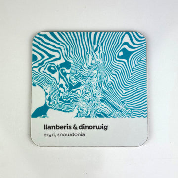 Llanberis & Dinorwig Contour Design – Coaster