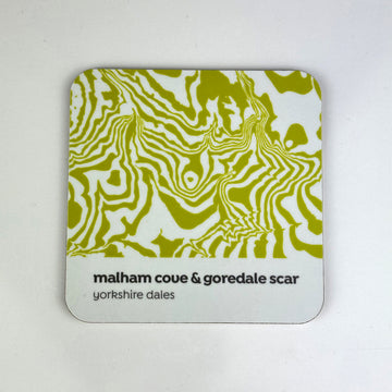 Malham Cove & Goredale Scar Contour Design – Coaster