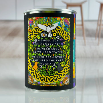 Everybody - The earth we share - Maya Angelou - Tea Towel