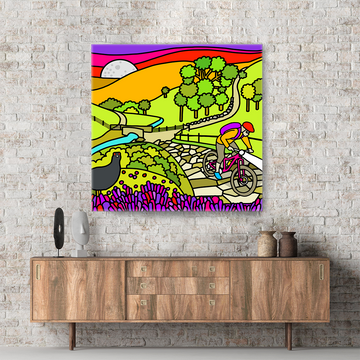 Jacobs Ladder - Mountain Bike - Peak District - Canvas