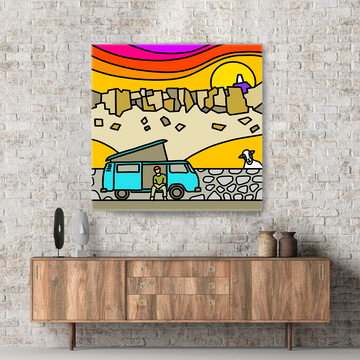 Van Life - Peak District - Gritstone Edge - Canvas