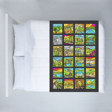 Peak District Idylls - 24 Print Collection - Fleece Blanket