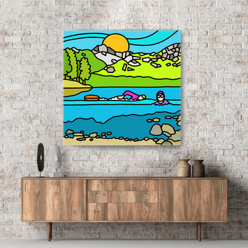 Wild Swimming - Blea Tarn - Lake District - Canvas