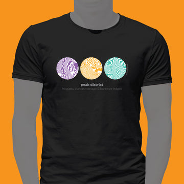 Peak District - Contour Designs - T Shirt