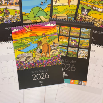 Peak District - A4 Wall Calendar 2026