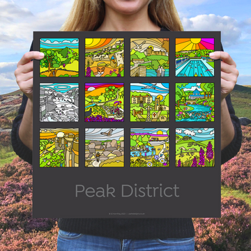 Peak District Idylls - 12 Print Collection 2023 - Art Print