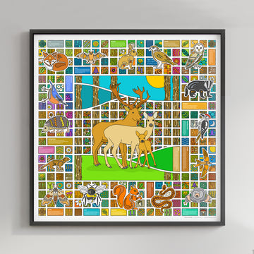 Wild Woodland - Deer of Dignity - Love Nature - Fine Art Print