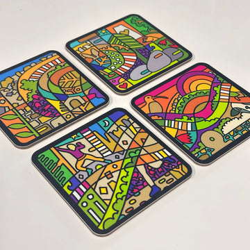 Peak District – Idyll - Maximalist Coaster Set