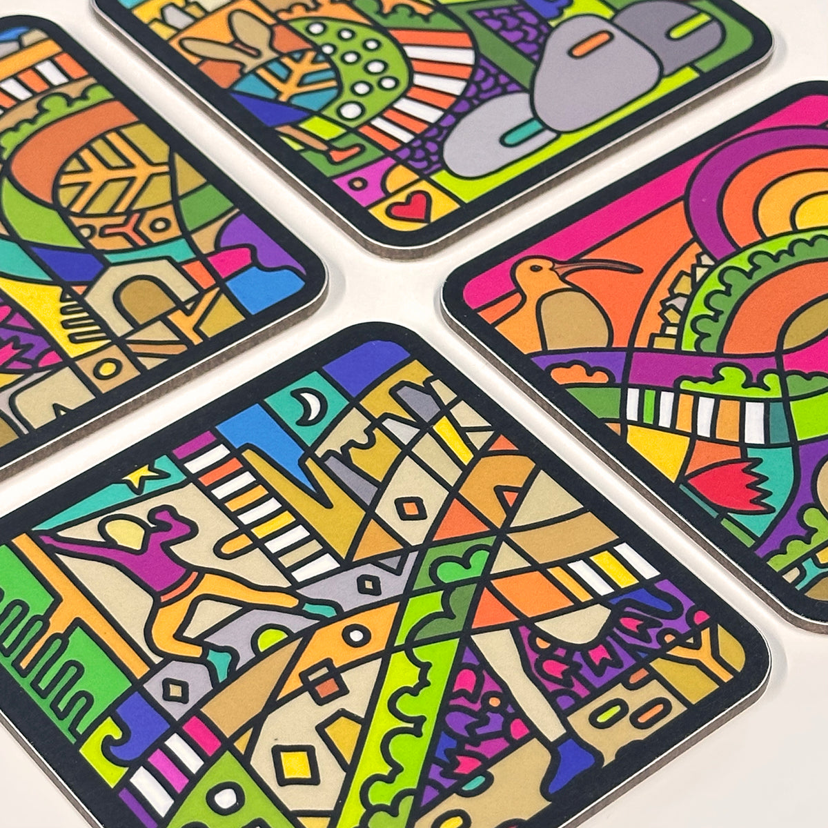 Peak District - Idyll – Square Coaster Set – Park Designs