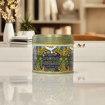 Everybody - The earth we share - Maya Angelou - Scented Candle