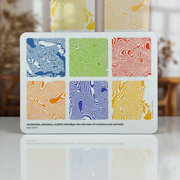 Lake District - 6 Special Places - Contour Range  – Placemat