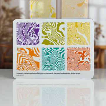 Peak District - 6 Special Places - Contour Range  – Placemat