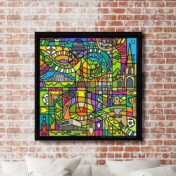 Sheffield - Maximalist - Fine Art Print