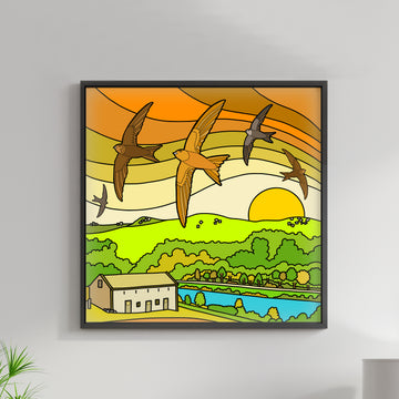 Peak District - Swifts - Idyll - Fine Art Print