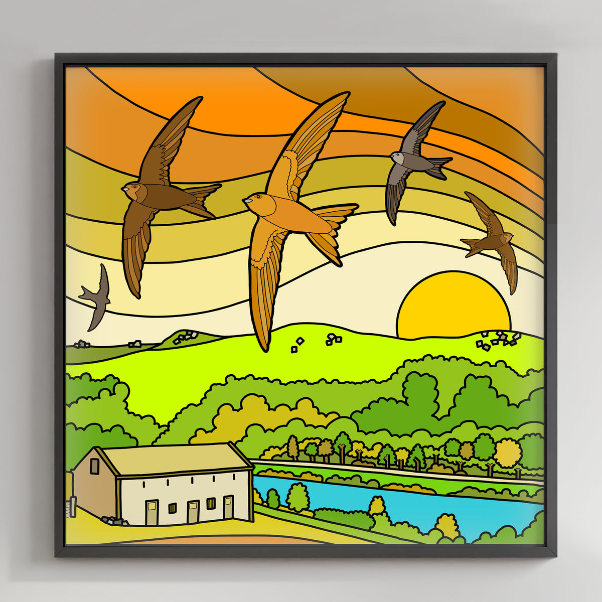 Peak District - Swifts - Idyll - Fine Art Print – Park Designs
