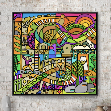 Peak District - Maximalist - Idyll Range - Canvas