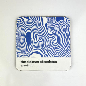The Old Man of Coniston Contour Design – Coaster