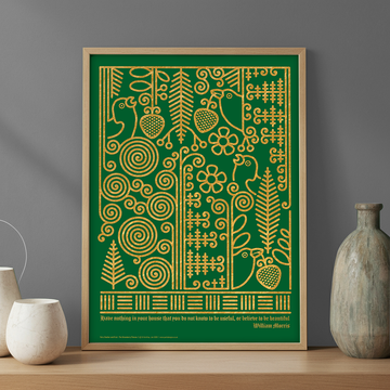 Fern, Feather and Fruit - The Strawberry Thieves - Fine Art Print