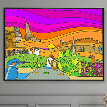 70 Years of the Peak District - Idyll Print