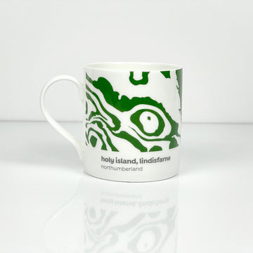 Holy Island, Lindisfarne - Northumberland - Contour Mug