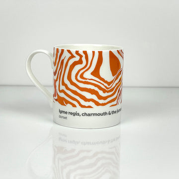 Lyme Regis, Charmouth & The Jurassic Coast - Dorset - Contour Mug