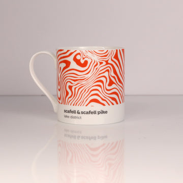 Lake District Contour Mug - Scafell Pike