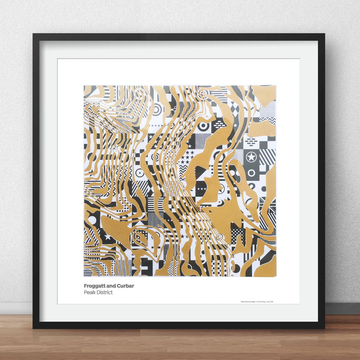 Home is where the heart is… Froggatt & Curbar Edge - Peak District - Screen Print