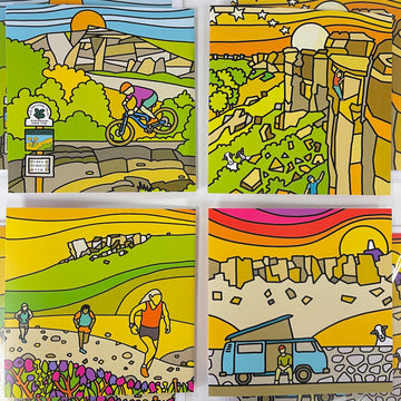 Greetings Cards Set 06 - Outdoor Activities - Peak District