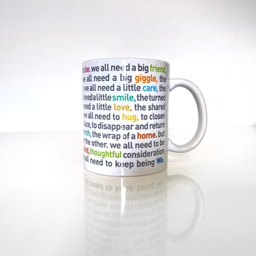 We - a few words - Wellbeing - Mug