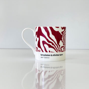 Langdales & Stickle Tarn - Lake District Contour Mug