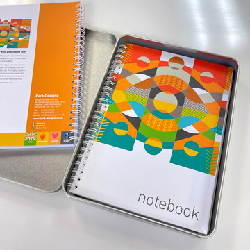 Lake District - Two Cumbrian Sunrise A5 Notepads in a Tin