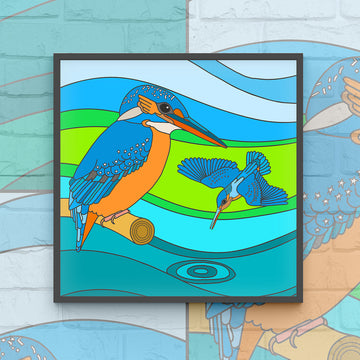 Kingfishers - Fine Art Print