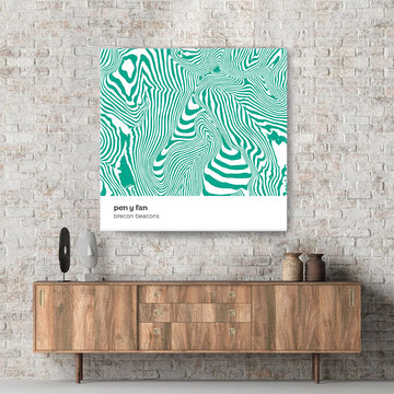 Pen y Fan - Brecon Beacons - Contour Range Canvas