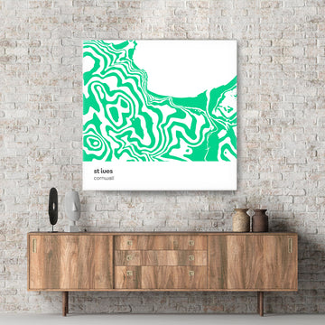 St Ives - Cornwall - Contour Range Canvas