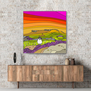 Higgar Tor from Carl Wark - Peak District - Canvas