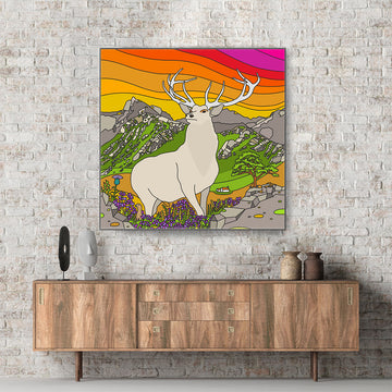 Monarch of the Buchaille Etive Mor - Scottish Highlands - Canvas