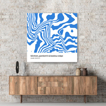 Birchen, Gardom's & Baslow Edge - Peak District - Contour Range Canvas