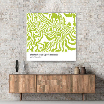Malham Cove & Gordale Scar - Yorkshire Dales - Contour Range Canvas