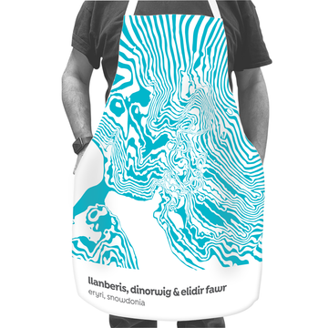 Llanberis, Dinorwig & Elidir Fawr - Eryri, Snowdonia - Contour Range Apron