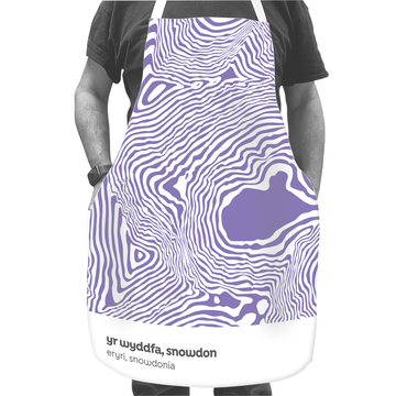 Yr Wyddfa, Snowdon - Eryri, Snowdonia - Contour Range Apron